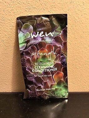 Wen Restorative Cleansing Conditioner Strength Conditioner Purple Green. New 2OZ